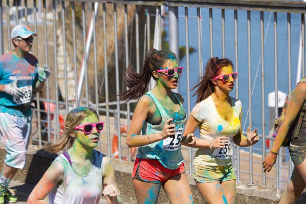 colour run, rainbow run, run, partnerships, loyalty, marketing